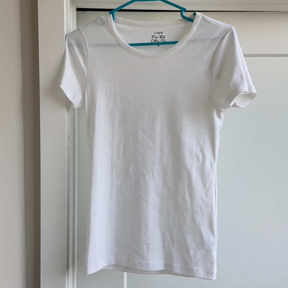 JCrew White Cotton T -NWT